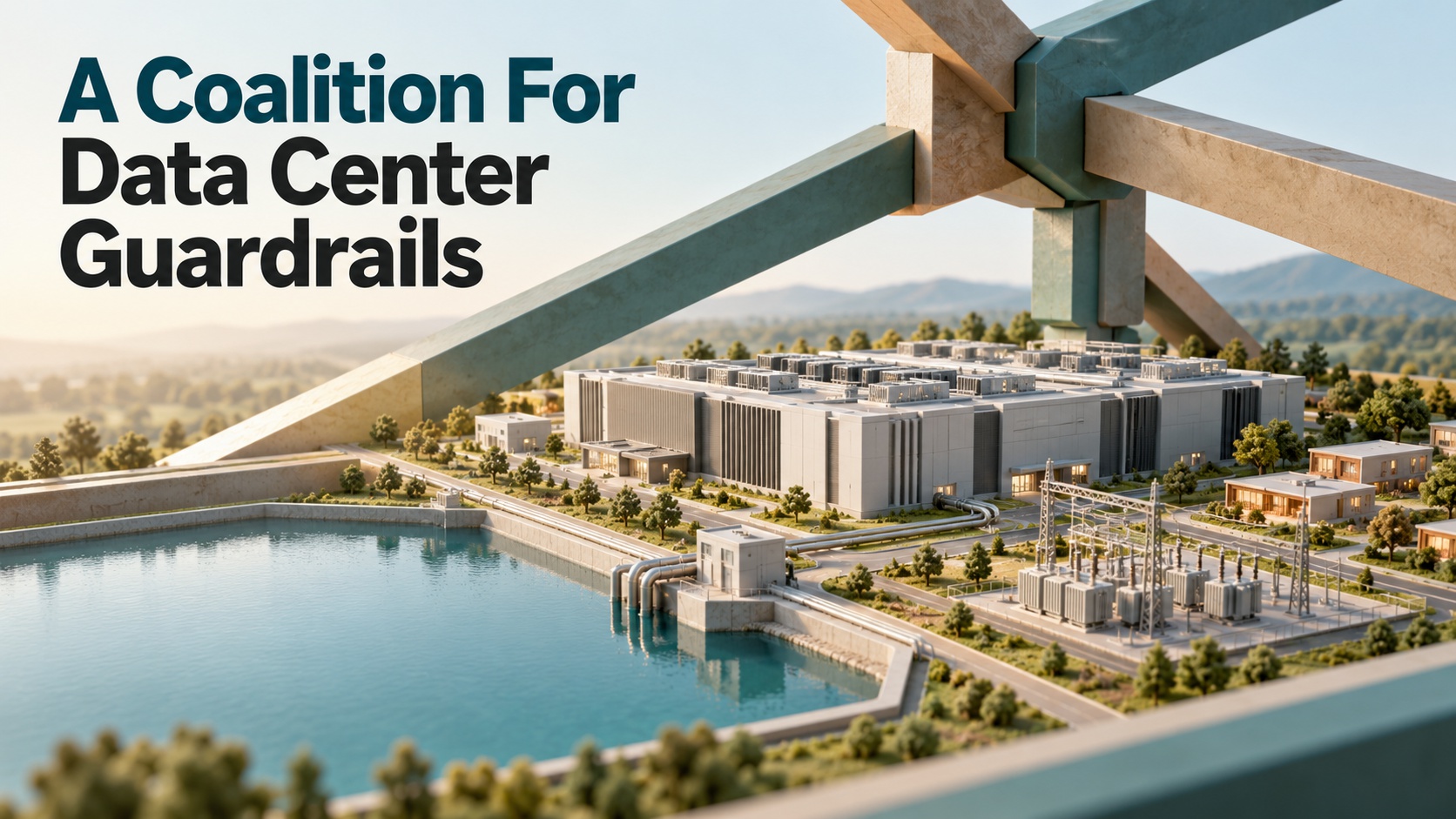 News card: AI companies and unions form data-center coalition