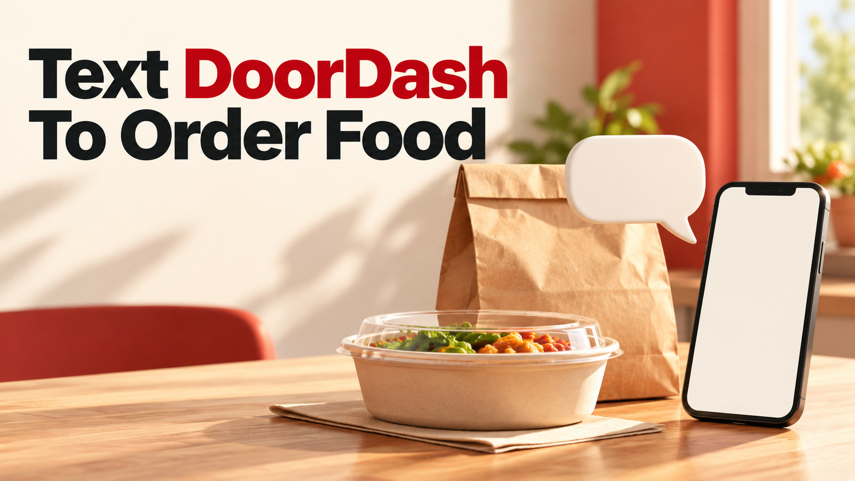 News card: DoorDash opens beta waitlist for AI ordering by text