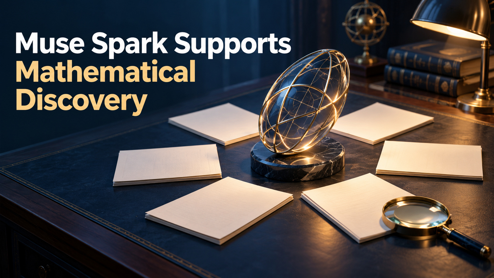 News card: Meta shares six Muse Spark-assisted mathematics papers