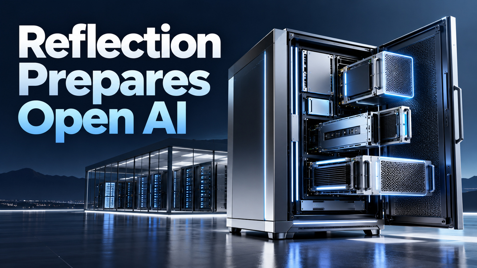 News card: Reflection reportedly prepares an open-weight AI model