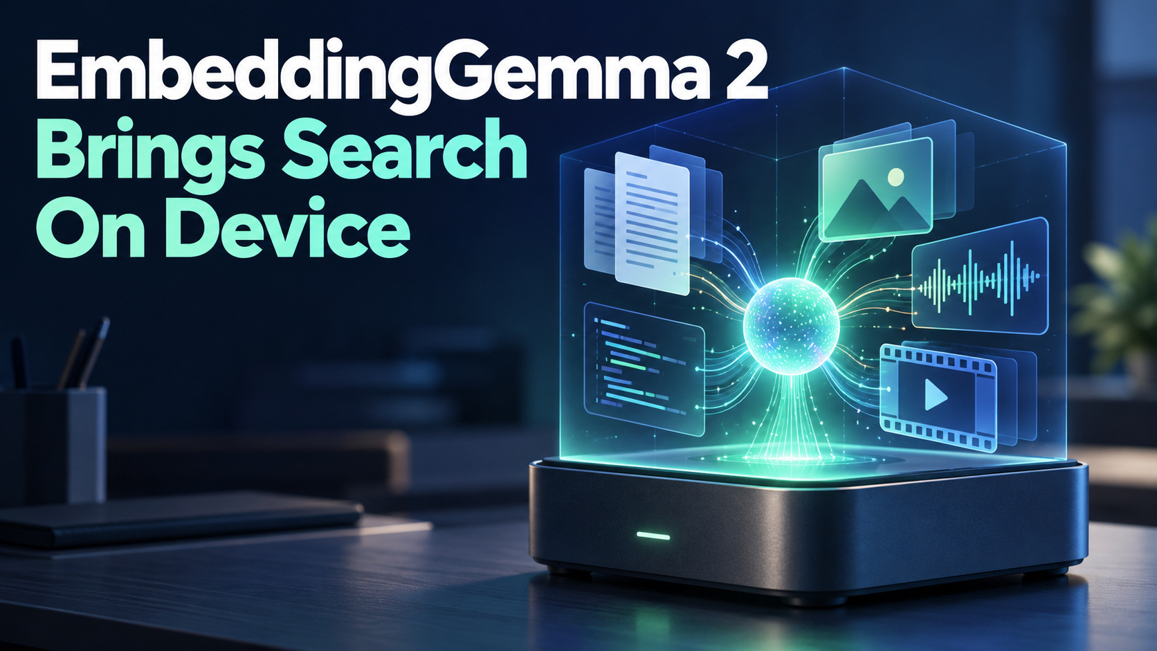News card: Google releases EmbeddingGemma 2 for on-device multimodal search