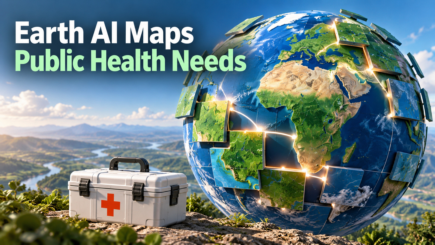 News card: Google demonstrates Earth AI models for public health planning