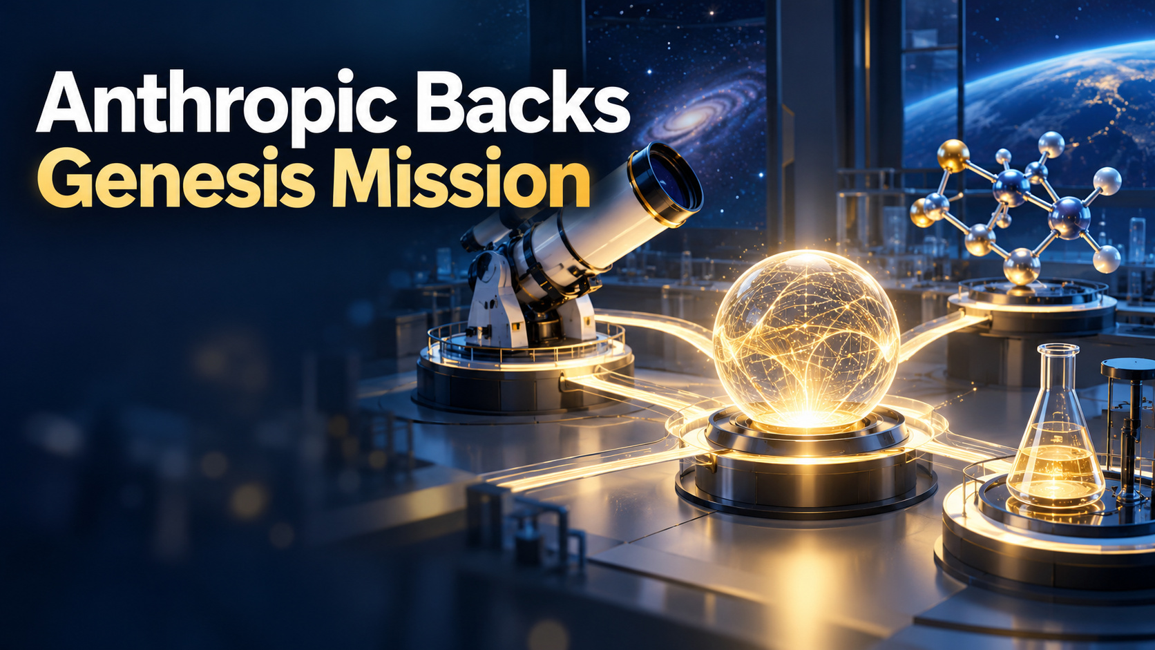 News card: Anthropic commits $150 million to the Genesis Mission