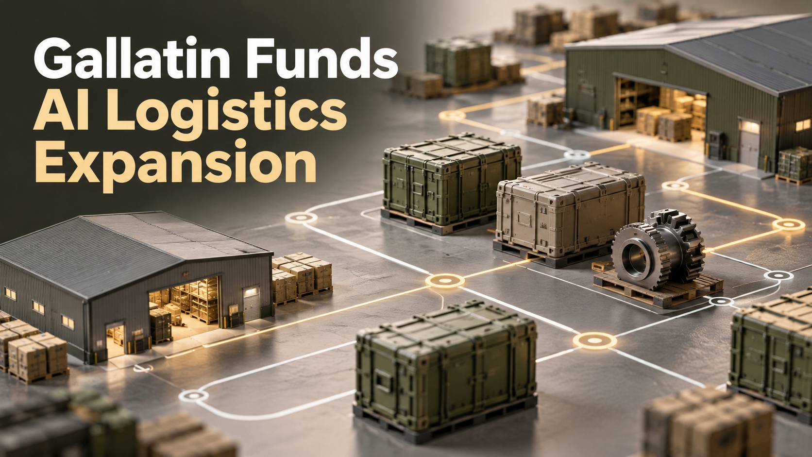 News card: Gallatin raises $50 million for AI logistics decision support