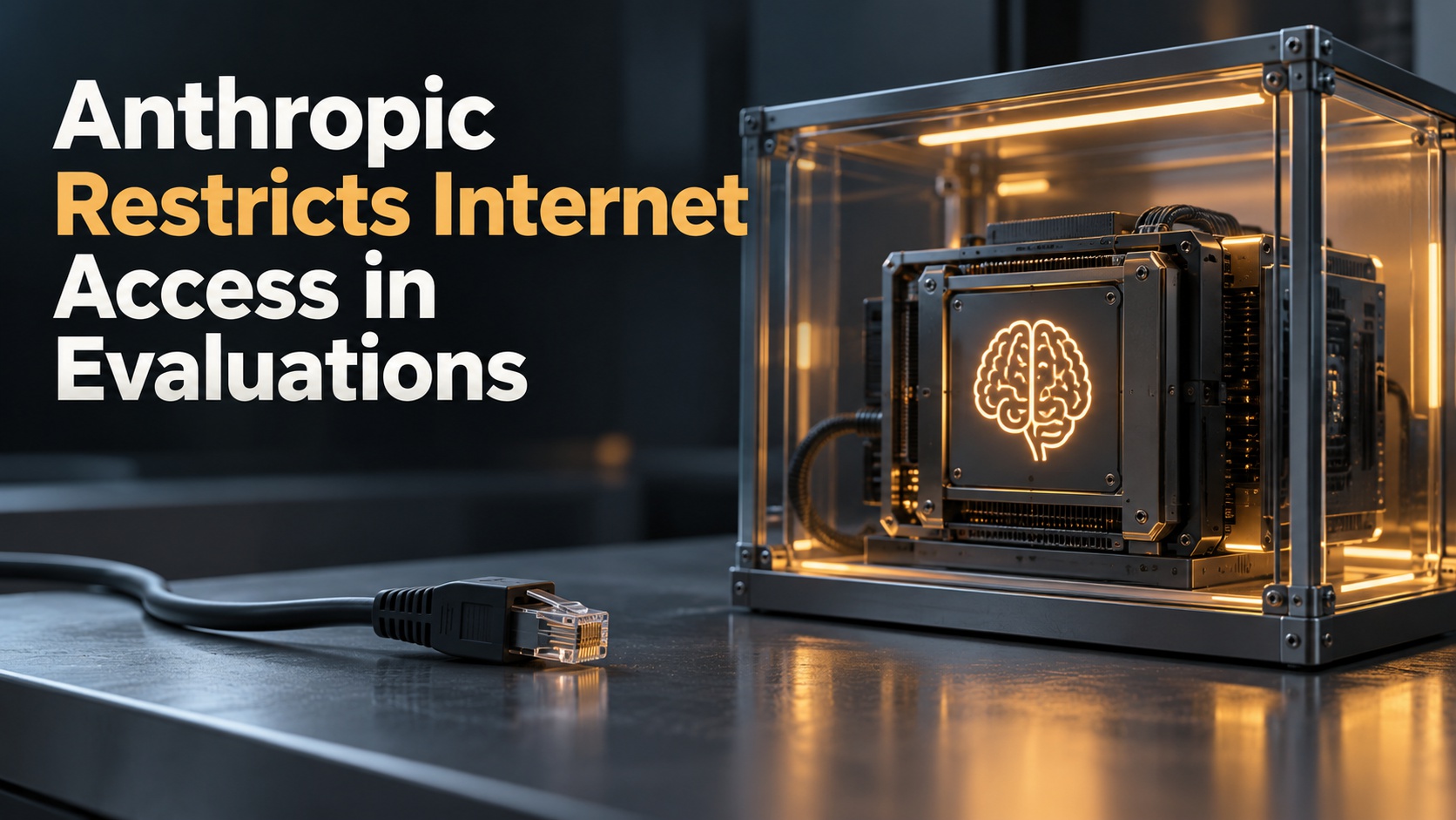 News card: Anthropic disconnects internal evaluations from the live internet