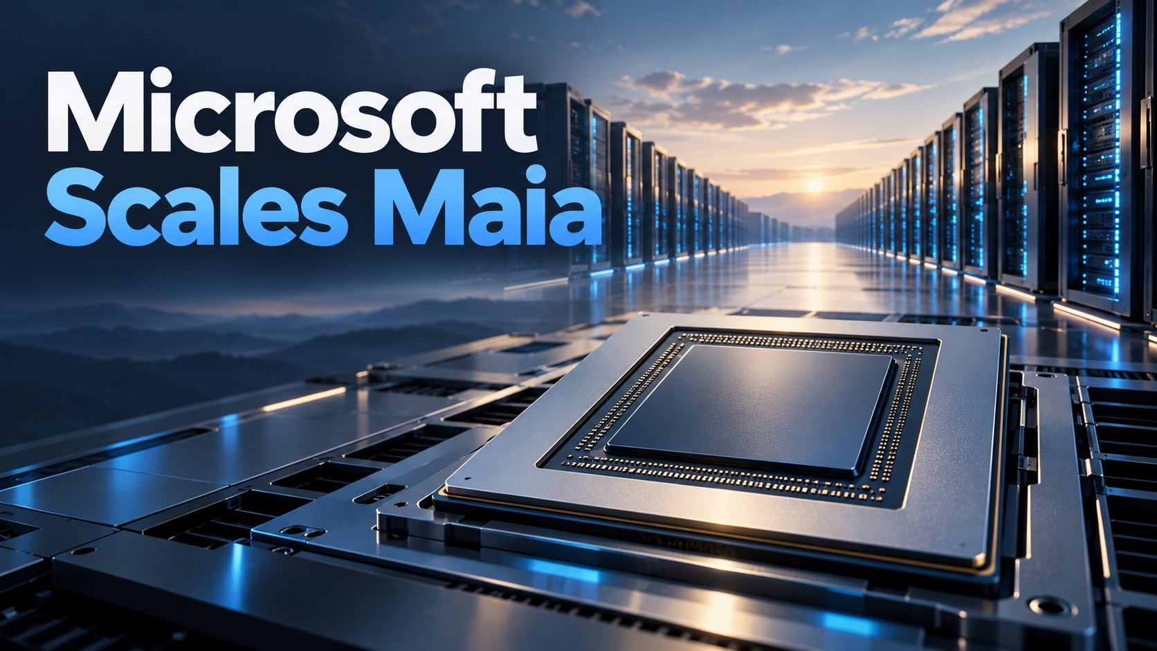News card: Microsoft plans multigigawatt Maia deployments from 2027