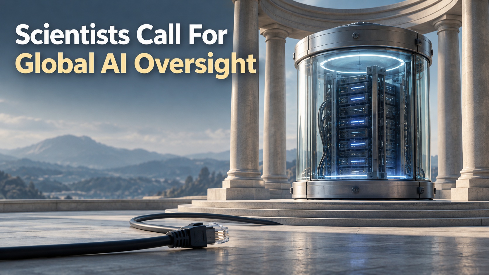 News card: Scientists call for international oversight of advanced AI
