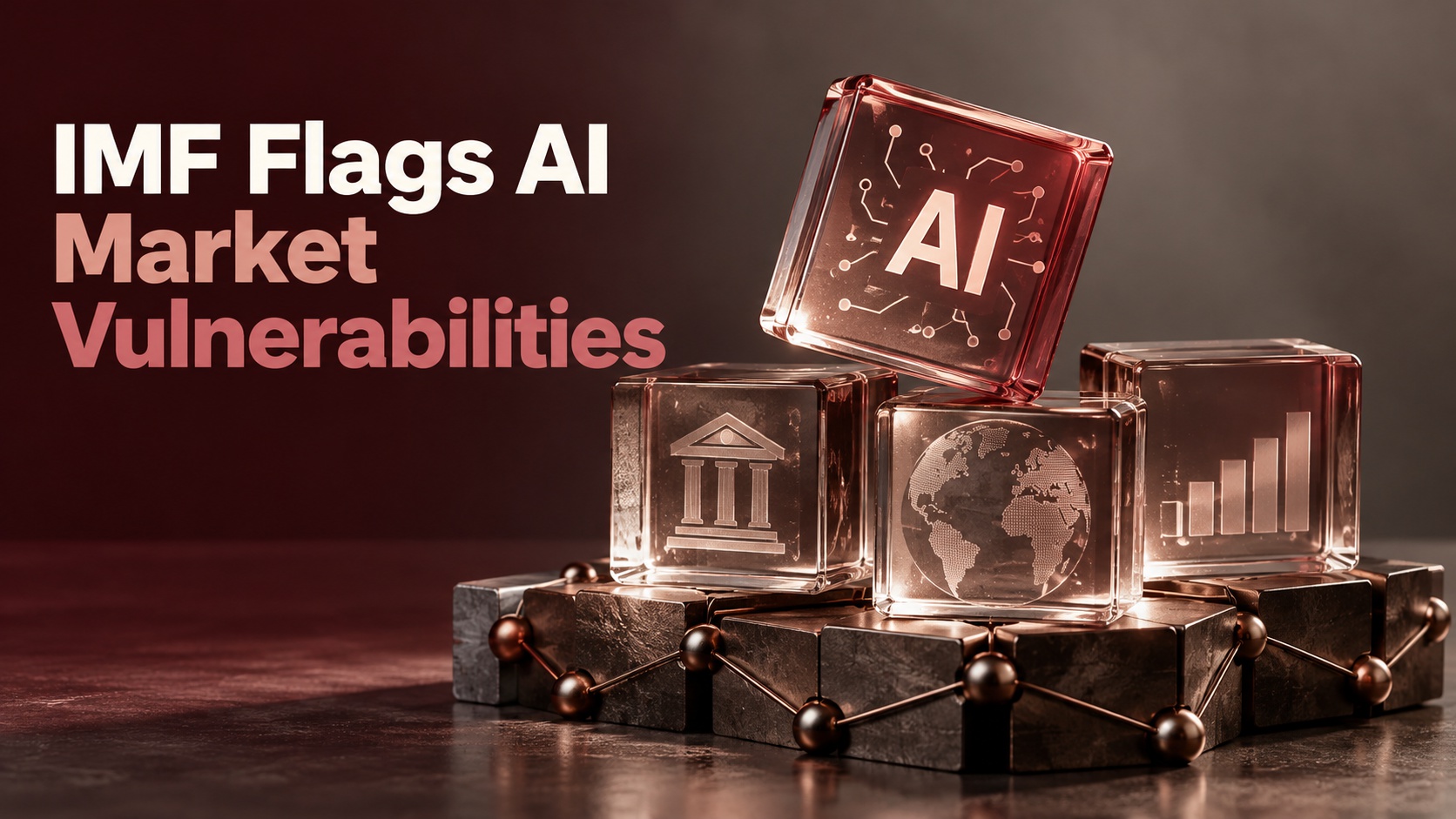 News card: IMF warns AI market corrections could amplify financial stress