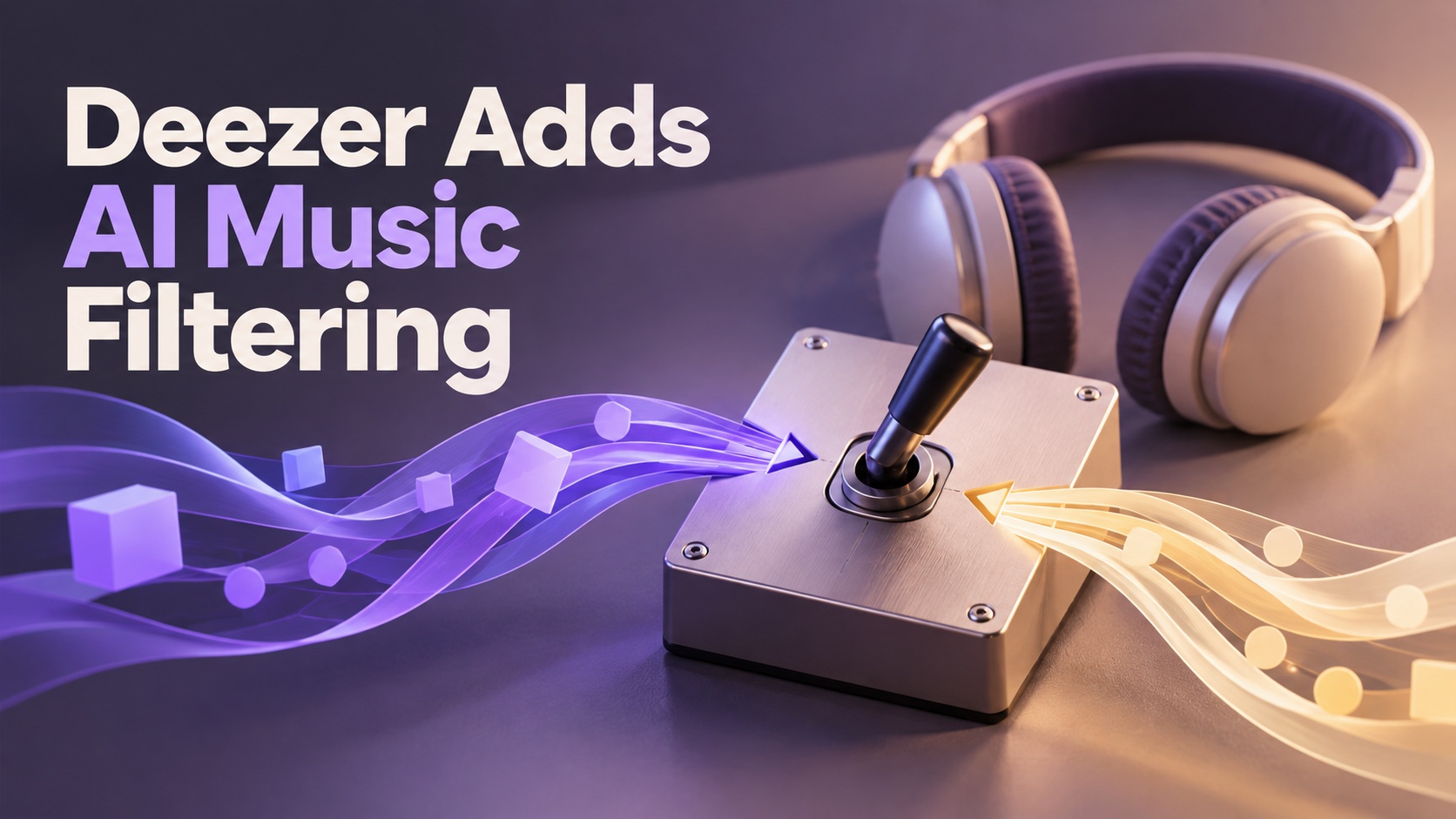 News card: Deezer plans a filter for fully AI-generated music