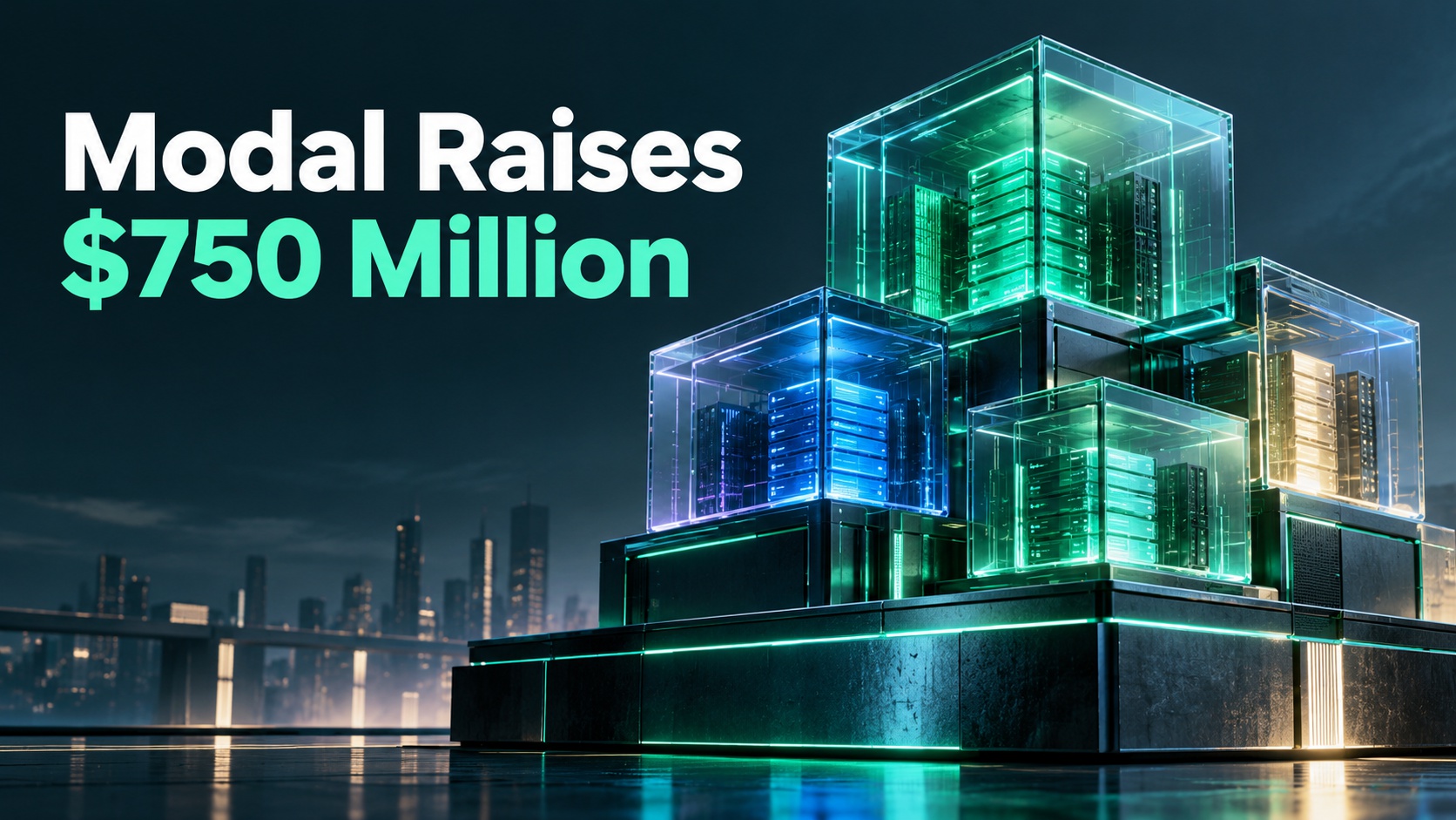 News card: Modal raises $750 million to expand AI infrastructure