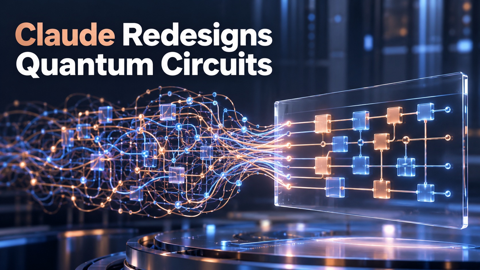 News card: Claude designs more efficient quantum circuits