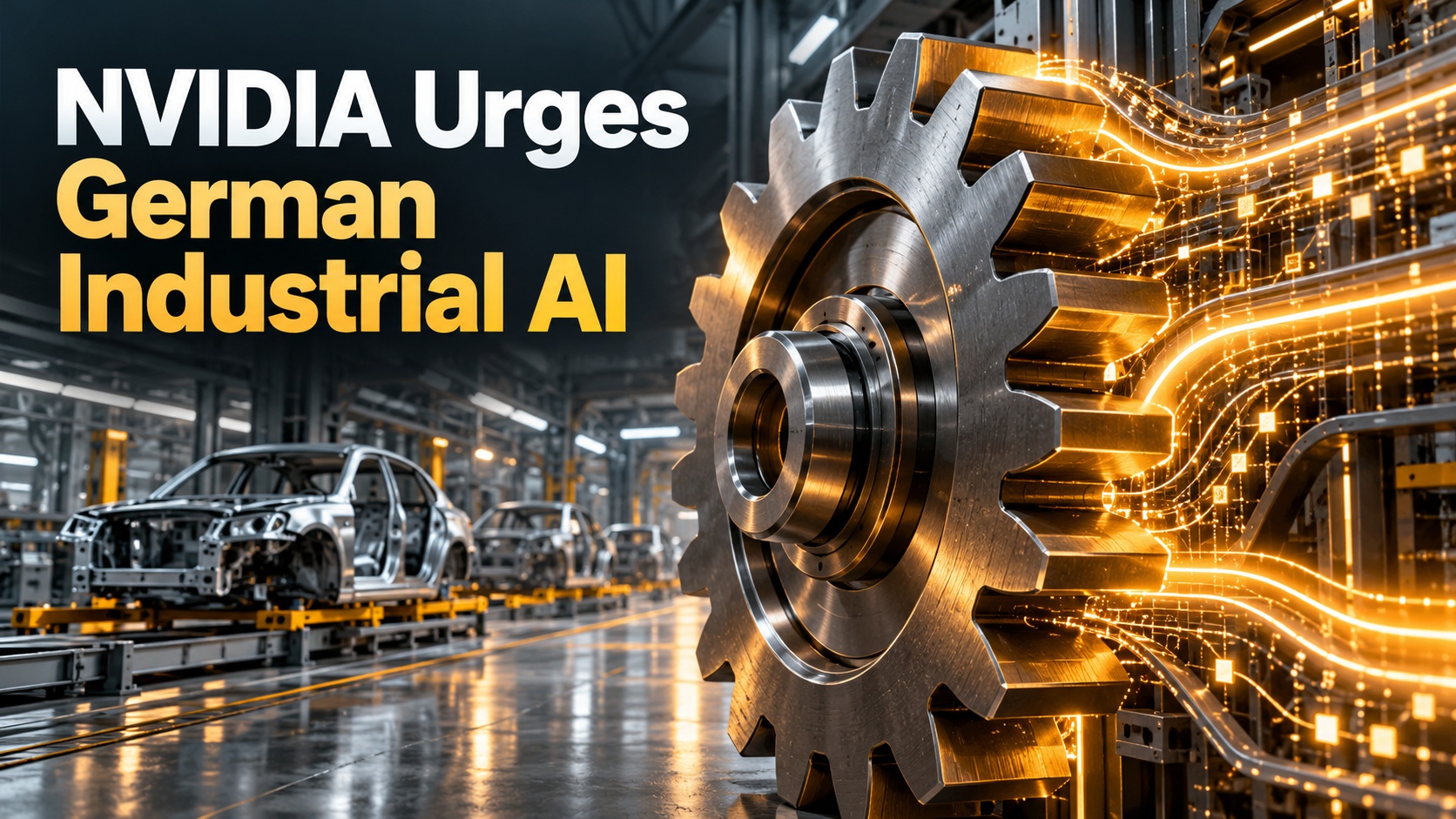 News card: NVIDIA urges German manufacturers to embrace physical AI