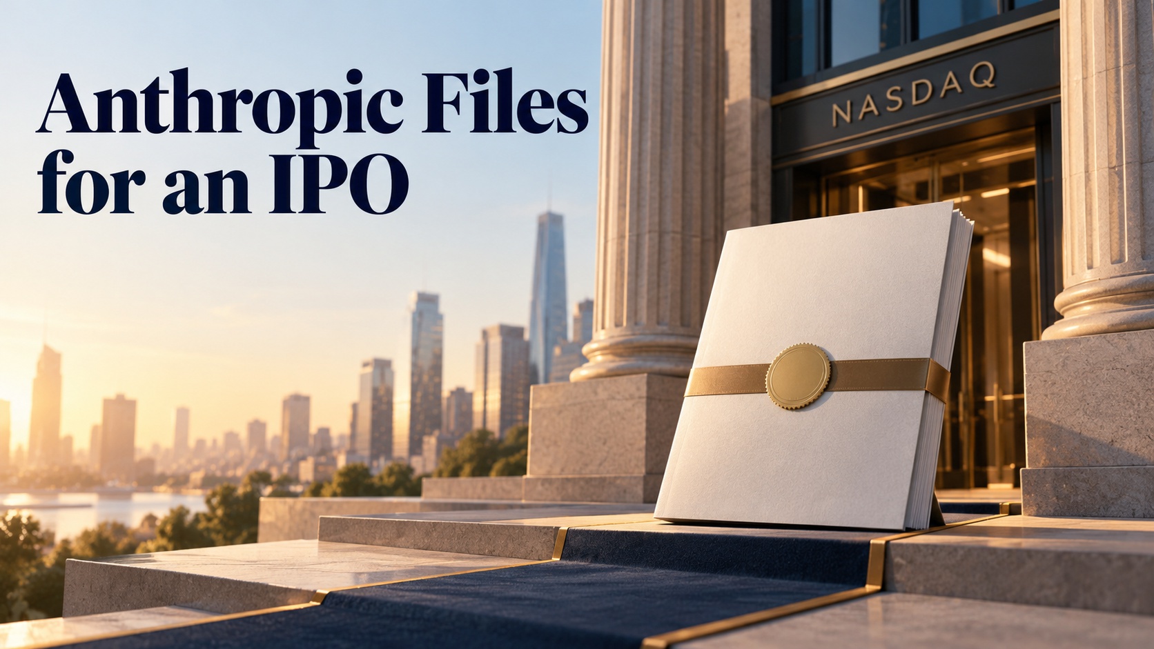 News card: Anthropic files for a proposed Nasdaq IPO