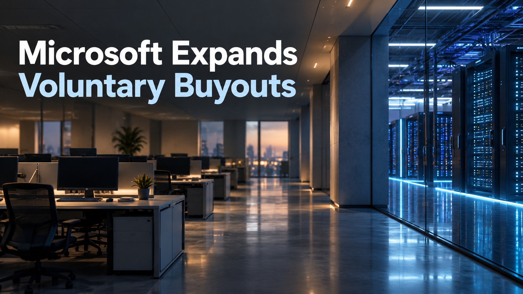 News card: Microsoft offers voluntary buyouts to 60,000 employees