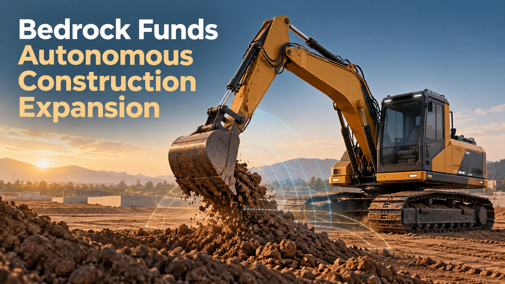News card: Bedrock Robotics raises $600 million to scale autonomous construction