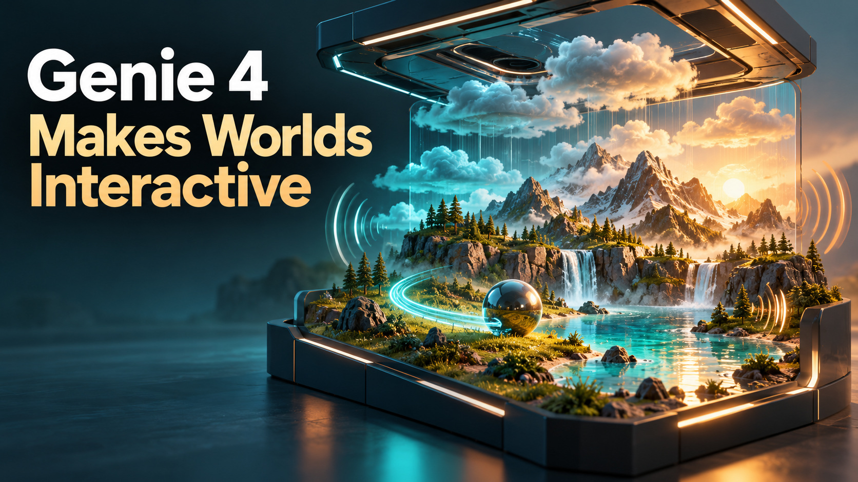 News card: Google DeepMind previews Genie 4 for interactive world simulation
